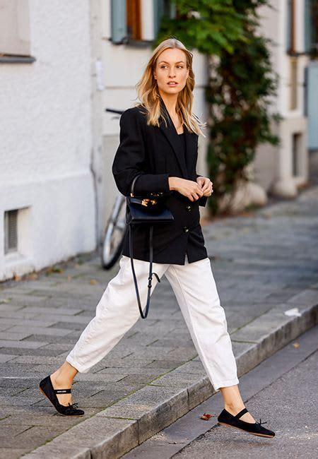 chanel ballet flats street style|More.